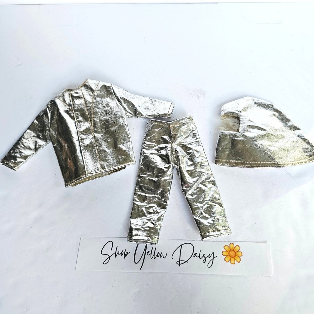 Vintage 60's G.I. Joe Crash Pilot Crew Mysterious Explosion Fireproof Foil Suit